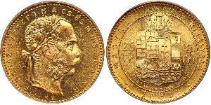 8 Forint / 20 Franc Impero austro-ungarico (1867-1918) Oro Franz Joseph I (1830 - 1916)