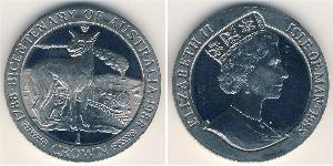 1 Krone 曼島 镍/銅 伊丽莎白二世 (1926-2022)