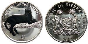 1 Dólar Sierra Leona Níquel/Cobre 