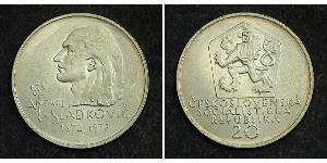 20 Krone Checoslovaquia  (1918-1992) Plata Andrej Sládkovič