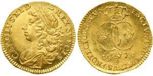 1 Ducat Suède Or Charles XI de Suède (1655-1697)