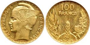 100 Franc French Third Republic (1870-1940)  Gold 