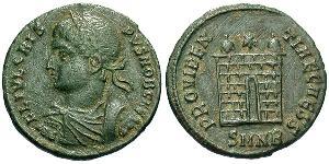  AE3 / 1 Фолліс Римська імперія (27BC-395) Бронза Крисп (305 - 326)