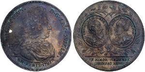 1 Riksdaler Sweden Silver Frederick I of Sweden (1676 - 1751)