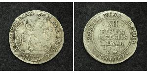   1768, Hesse-Cassel, Frederick II. Silver 1/12 Thaler (2 Groschen) Coin. VF-XF! Mint Year: 1768 Condition: VF-XF! Denomination: 1/12 Thaler (2 Groschen) References: KM-474.2 ($45 in VF / $90 in  ...