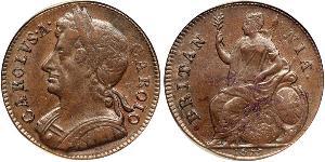 1/2 Penny Regno d