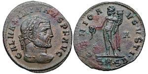 1 Follis Empire romain (27BC-395) Bronze Maximien Galère (260-311)