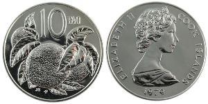 10 Cent Cook Islands Copper/Nickel Elizabeth II (1926-2022)