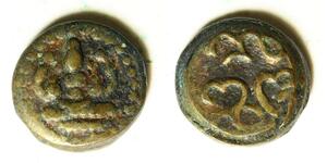 INDIA (Pudukkottai) Amman Cash ND(1550-1750) - Copper - 4519