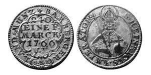 5 Kreuzer Hochstift Bamberg (1245–1802) Billon Silber 