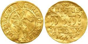 1 Ducat Danimarca-Norvegia (1536-1814) Oro Cristiano IV di Danimarca (1577- 1648)