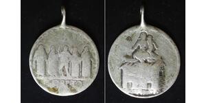 ITALY (Loreto) 18th Century Pendant - Silver - Holy House of Loreto - 70
