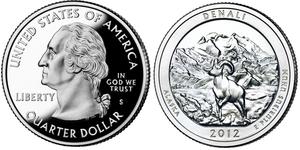 25 Cent / 1/4 Dollar 美利堅合眾國 (1776 - ) 銀 乔治·华盛顿