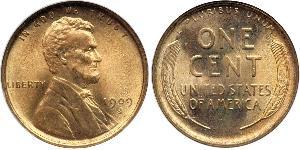 1 Cent Vereinigten Staaten von Amerika (1776 - ) Bronze Abraham Lincoln (1809-1865)