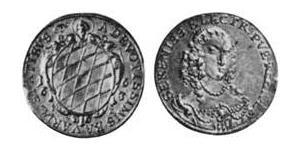 1 Ducat Electorate of Bavaria (1623 - 1806) Oro Fernando María, Elector de Baviera(1636 – 1679)