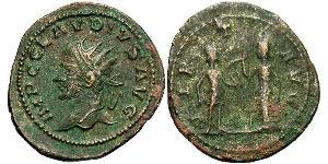 1 Antoninien Empire romain (27BC-395)  Claude II  (213-270)