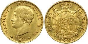 40 Lira Kingdom of Italy (Napoleonic) (1805–1814) Gold Napoleon (1769 - 1821)