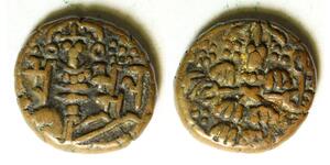 INDIA (Kashmir) 1 Stater ND - Copper - Ananda Deva (1028-1063) - 46
