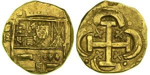 8 Escudo Spagna degli Asburgo (1506 - 1700) Oro Filippo IV di Spagna (1605 -1665)