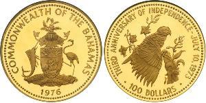 100 Dollaro Bahamas Oro 