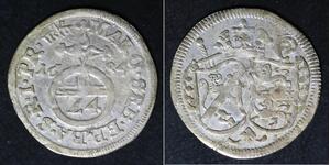 BAMBERG (German State) 1/24 Thaler 1684 - Silver - 1093