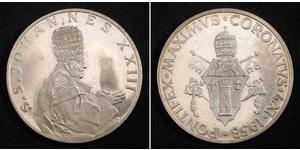  
  
  1958, Vatican, Pope John XXIII. Silver 