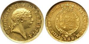 1/2 Guinea 大不列颠及爱尔兰联合王国 (1801 - 1922) 金 喬治三世 (1738-1820)