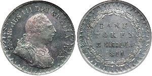 3 Shilling United Kingdom of Great Britain and Ireland (1801-1922) Silver George III (1738-1820)