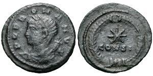 1 Follis / 1 AE4 羅馬帝國 青铜 君士坦丁大帝