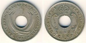 1 Cent África Oriental Níquel/Cobre 