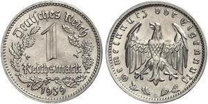 1 Reichsmark Третий рейх (1933-1945) Никель 