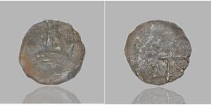 MEDIEVAL HUNGARY. Sigismund von Luxemberg, 1387-1437. Billon Quarting