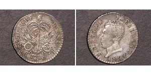 25 Centime Haiti Silver 