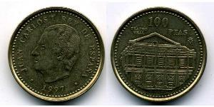 100 Peseta 西班牙 镍/銅/Zinc 