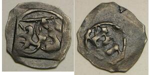 PFALZ OBERPFALZ AMBERG (Germany) Pfennig ND - Billon - Otto I. (1443-60) - 3377*