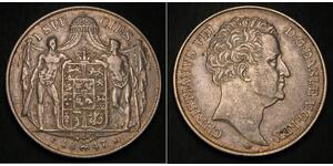 DENMARK 1 Speciedaler 1847 VS- Silver 0.875 - Christian VIII. - VF+- 2074 *