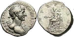 1 Denarius 羅馬帝國 銀 哈德良