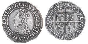 1 Shilling Königreich England (927-1649,1660-1707) Silber Elizabeth I (1533-1603)