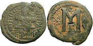  Follis Empire byzantin (330-1453) Bronze Justinien I (482-565)