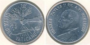 10 Lira Vatican (1926-)  John Paul II (1920 - 2005)