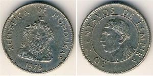 20 Centavo Honduras Cuivre/Nickel 