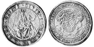 1 Thaler Ducado de Baviera (907 - 1623) Plata 