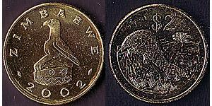 2 Dollar Simbabwe (1980 - )  