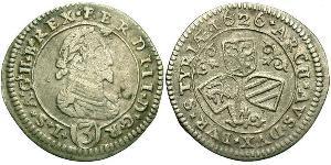 3 Kreuzer Österreich Silber 