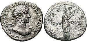 1 Denarius 羅馬帝國 銀 哈德良
