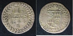 MAINZ (German State) 1 Albus 1644 ET - Silver - 1113