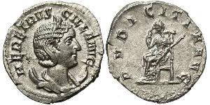 1 Антониниан Римская империя (27BC-395) Серебро Herennia Etruscilla (249-251)