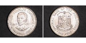 1 Peso Philippines Argent 