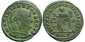 1 Follis Römische Kaiserzeit (27BC-395) Bronze Galerius Maximianus (260-311)