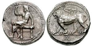 1 Stater Seleucid Empire (312BC-63 BC) Silver Seleucus I Nicator (358BC-281BC)